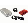thumbnail image 2 of SCURRY Detachable Bicycle Light Set | 4.5" (11.4 cm) Front Headlight & 1.5" x 2.5" (3.8 cm x 6.4 cm) LED Rear Light | Flexible Brackets | Versatile Mounting | Nighttime Safety Solution, 2 of 4
