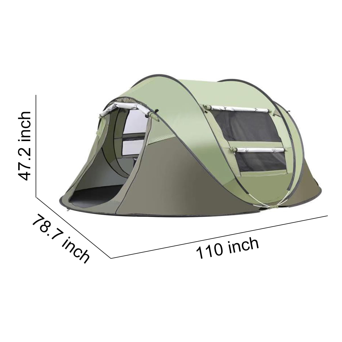 3 IN 1,For Person] Auto Setup Large Camping Waterproof UV ResistanceSun Shelters Beach - Walmart.com