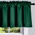 thumbnail image 2 of Cortina DONREN con cenefas opacas, color verde navideño, 107 x 46 cm, 2 of 8