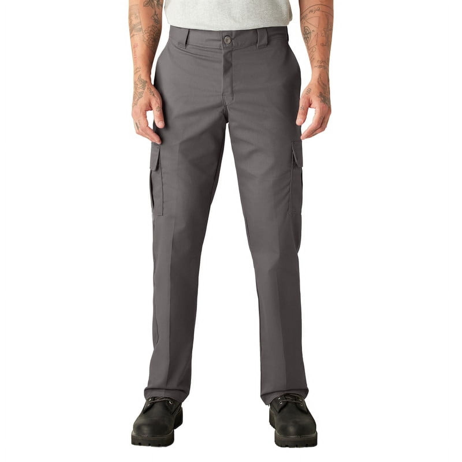 Dickies Men's Industrial Relaxed Fit Straight Leg Cargo Pant Black