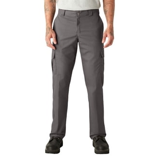 Genuine Dickies Mens Relaxed Fit Straight Leg Flat Front Flex Pant