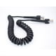 thumbnail image 4 of Cable Ethernet de 1000 Mbps RJ45 Cat6 8P8C UTP Macho A Macho, Cable en Espiral Estirado, Par Terminado, Cat6 Monitor, 4 of 6
