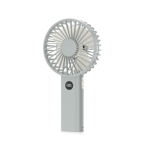 Ganfancp 2024 Nuevo Ventilador de Mano Usb Luz de Noche Al Aire Libre Portátil Rodillo de Alto Viento Stepless Control de Velocidad Pequeño Ventilador Ofertas de La Semana 1X Ventilador 1X Cable de D