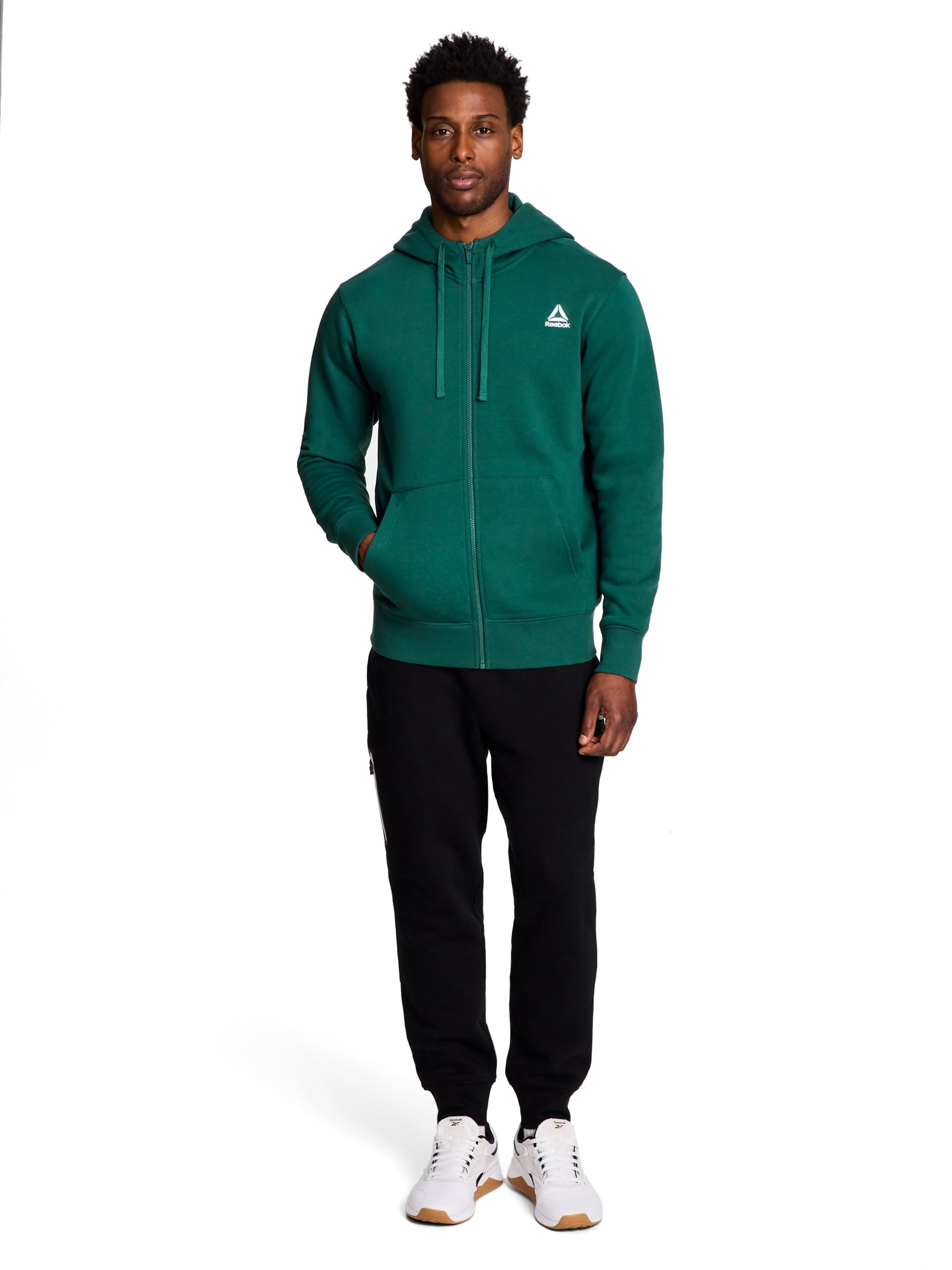 Reebok Men's and Big Men's Game Day Full Zip Hoodie, Sizes XS-5XL