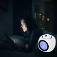 thumbnail image 2 of POINTERTECK Projection Alarm Clock ABS Digital Alarm Clock with Voice Broadcast Ceiling Alarm Clock Thermometer with Projection Function for Home Living Room Bedroom, 2 of 10