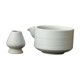 thumbnail image 3 of Cuenco para matcha y soporte para batidor, cuenco de cerámica para té, artesanía japonesa creativa tradicional Blanco, 3 of 9