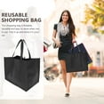 thumbnail image 4 of Raindrops Grocery Tote Bag 3Pcs Reusable Non Woven Fabrics for Large Storage, 4 of 6