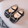thumbnail image 2 of KPOPLK Toddler Dress Girls Shoes Mary Jane Soft Sole Princess Shoes for Little Kids Size 11,Black, 2 of 9
