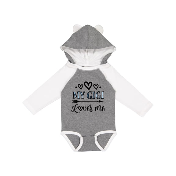 Inktastic My Gigi Loves Me Boys or Girls Long Sleeve Baby Bodysuit