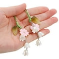 thumbnail image 2 of 2 piezas Correas de teléfono celular Flower Caqueta de llave adorna Teléfono Decoración de cordones para mujeres, 2 of 5