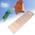 thumbnail image 4 of Solid Wooden Washboard Old-fashioned Laundry Washboard Antislip Shirts Cleaning Washboard, 4 of 9