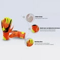 thumbnail image 4 of Size 9 Soccer Goalkeeper Latex Glove with Finger Guard Shrapnel Goalie Anti-Slip Goalie Training Gloves, 4 of 9