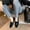 Black, variant on LSLJS Casual Plus Size Shallow Mouth Peas Shoes Women's Foreign Trade European and American Fashion Shoes