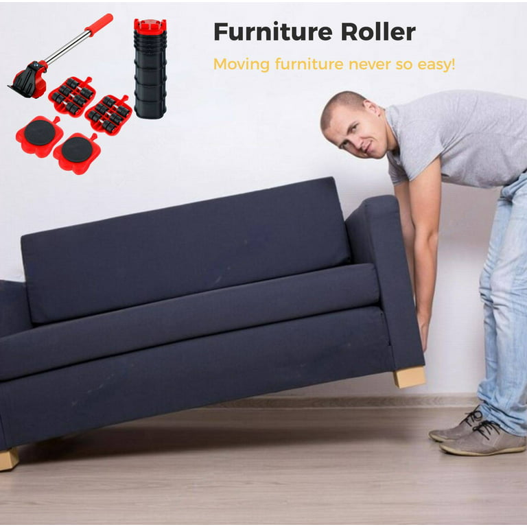 Furniture Lifter and Roller Set 14 Pcs Easy Furniture Mover Set Heavy-Duty  Furniture Transport Slider with Load Capacity Up to 150kg/330lbs for Safe