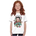 thumbnail image 3 of Betty Boop Bold Eagle Rose Tattoo Girls Kids T Shirt Tees Teen Brisco Brands X, 3 of 5