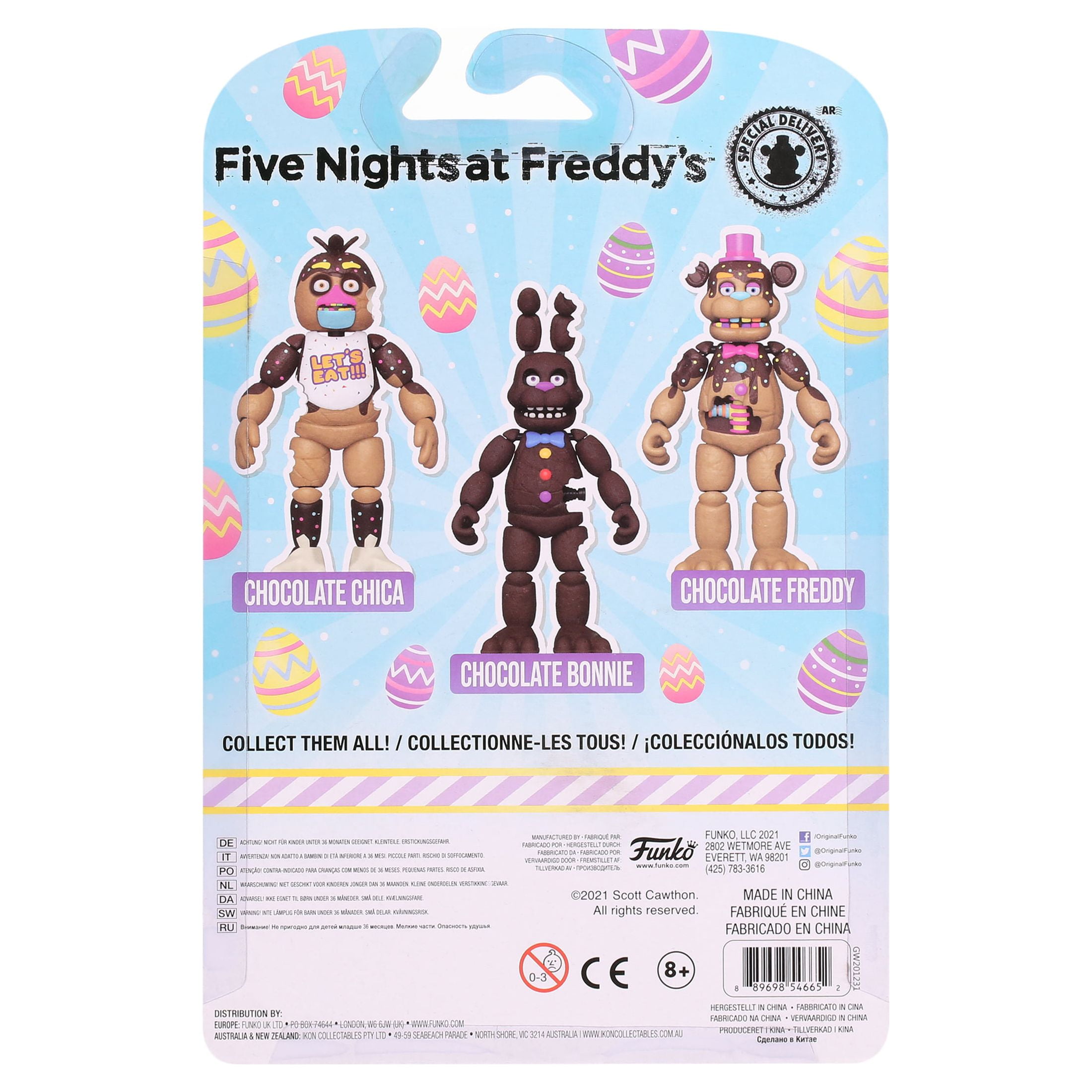 FNAF Funko CHOCOLATE BONNIE PLUSH EASTER WAVE 7 REVIEW!! Wal-Mart Exclusive  