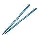 thumbnail image 4 of 2 piezas de baquetas de batería, mazo de batería, antideslizantes, portátiles, resistentes, baquetas de metal para hacer ejercicio, regalos para niños Azul, 4 of 8