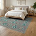 thumbnail image 3 of ODIKA Starfish Nautical Marine Geometric Grid Theme Bathroom Ocean Foldable Easy Care for Queen Size Bedroom, Under Bed, Master Suite, 3 of 7