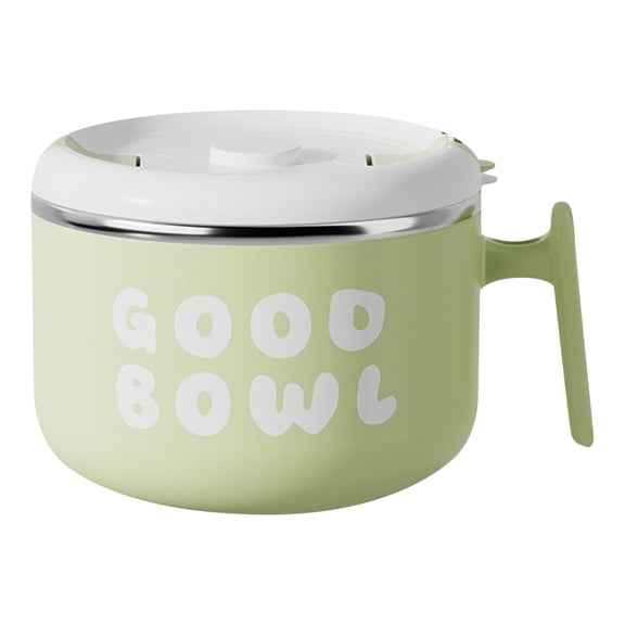 Portable Rapid Ramen Cooker with Lid Handle Drain Holes, Office Worker Ramen Maker Burn-Proof Ramen Bowl Microwavable Office(A)