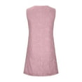 thumbnail image 4 of EQWLJWE Robes d'Été pour Femmes 2023 Liquidation Robes pour Femmes Mode d'Été Imprimée Col en V Sans Manches Bretelles Robe Pull, 4 of 6