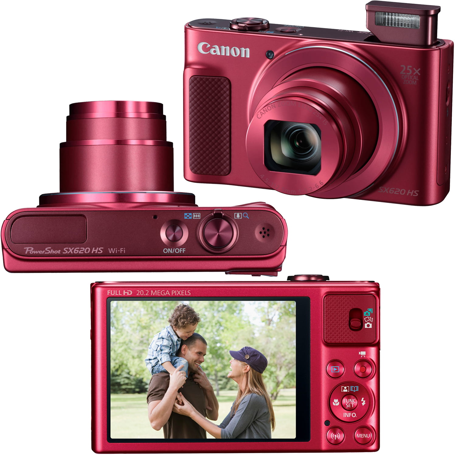 Canon PowerShot SX620 HS 20.2 MP Wi-Fi Digital Camera with 25x 