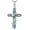 Dragonfly, variant on Cross Hummingbird/Dragonfly/Cardinal Necklace 925 Sterling Silver Cross Necklace Jewelry Gifts for Women