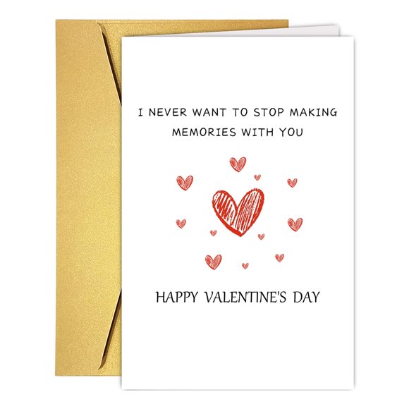 Tarjeta de San Valentín CTVSPC Sentimental para esposo/esposa