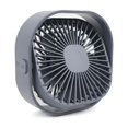 thumbnail image 3 of Ventilador de mesa Westminster SF52 9w, 3 velocidades, usb, gris, 3 of 4