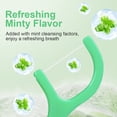 thumbnail image 2 of Disposable Mint Dental Floss Picks - Portable for Deep Interdental Cleaning, 2 of 6