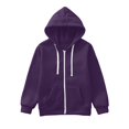 thumbnail image 3 of Teen Girls Oversiezd Zip Up Sweatshirts Cute Fleece Kids Hoodies Youth Long Sleeve Fleece Active Sport Jacket Coat Pullover Hoodies for Boys, 3 of 5