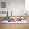 thumbnail image 2 of Santa is Coming Miniature American Shepherd Merry Christmas Xmas Noel Truck Tree Indoor Rug MAS Dog Lover Gifts Carpet Living Bed Room Sofa Home Decor - 02023, 2 of 5
