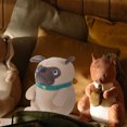thumbnail image 4 of Peluche Perro Peludo Juguete Divertido Muñeco Husky Sentado Cómoda Almohada (25cm), 4 of 4