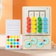 thumbnail image 1 of Juego de mesa de rompecabezas con diapositivas a juego de colores rompecabezas de madera juguete para regalo para niños y niñas, 1 of 8