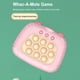 thumbnail image 5 of Juego Rápido De Empuje Pop Mole Whacker Toy 4 Modo de juego con luz de sonido para niños y niñas (rosa), 5 of 6