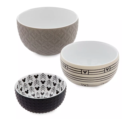 Disney Parks Homestead Mickey Icon Kitchen Nesting Bowls Set of 3 New with Tag