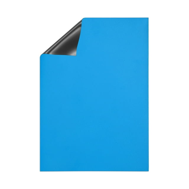 Tableau Effaçable à Sec, A4 1 Pack Tableau de Calendrier pour Réfrigérateur Aimants Tableau Blanc, Bleu