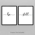 thumbnail image 4 of Be Still - Set of Two 11x14 Unframed Typography Art Prints - Great Gift for Home Decor, 4 of 4