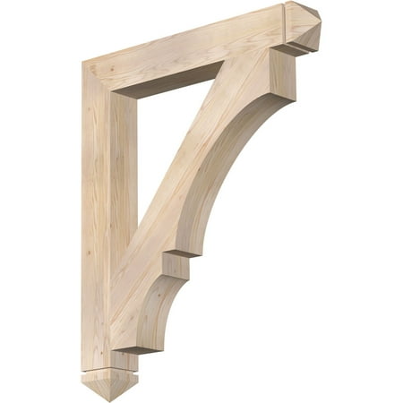 

Ekena Millwork 5 1/2 W x 40 D x 48 H Balboa Arts & Crafts Smooth Bracket Douglas Fir