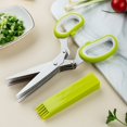 thumbnail image 1 of Tijeras de cocina Chef para hierbas/Tijeras para cilantro, cebollino y más/Uso profesional/Diseño multiusos de 5 hojas con funda de seguridad, 1 of 5