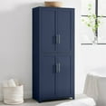 thumbnail image 4 of Crosley Furniture Savannah Traditional Wood Kitchen Storage Pantry in Navy, 4 of 16