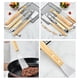 thumbnail image 5 of Juego de herramientas para parrilla de de 10 piezas, juego de utensilios para Mango de madera profesional Accesorios para asar de Cola cocinar a la parrilla, 5 of 8