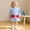 E, variant on Bellafa Toddler Girl Long Sleeve Dress Stripe Flower Christmas Easter Cotton Casual Tunic Playwear Basic Shirt Party Dresses