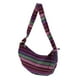 thumbnail image 1 of Bandolera con Cremallera Ajustable Estampado Floral Bohemio para Playa Viaje Púrpura, 1 of 9