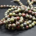 thumbnail image 5 of K-KED Dragons Blood Jasper Gemstone Round Beads - 4mm 6mm 8mm 10mm - 15" Strand-8 mm, 5 of 8