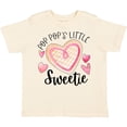 thumbnail image 3 of Inktastic Pop Pop's Little Sweetie with Pink Heart Cookie Boys or Girls Toddler T-Shirt, 3 of 5