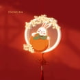 thumbnail image 1 of Chinese Spring Festival Bunny Lantern DIY Handmade 2023 Year of The Rabbit Handheld Lantern for Kids Gift Type 1, 1 of 2