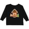 thumbnail image 3 of Inktastic Gingerbread House Christmas Boys or Girls Long Sleeve Toddler T-Shirt, 3 of 5