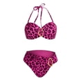 thumbnail image 3 of HAIJIE Women's Summer Swimsuit 2026 Beach Vacation Ladies Bathing Suits Floral Print Tankini Sets for Women Wife Wear Pool and Beach (Hot Pink,XL), 3 of 3