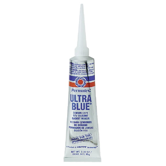 Permatex 81724 Sensor-Safe Ultra Blue RTV Silicone Gasket Maker, 3.35 oz. Tube