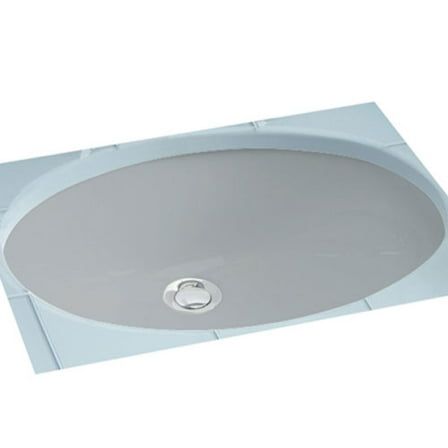 TOTO LT597#04 Dantesca Undermount Bathroom Sink With Overflow Cefiontect Glazing, Grey